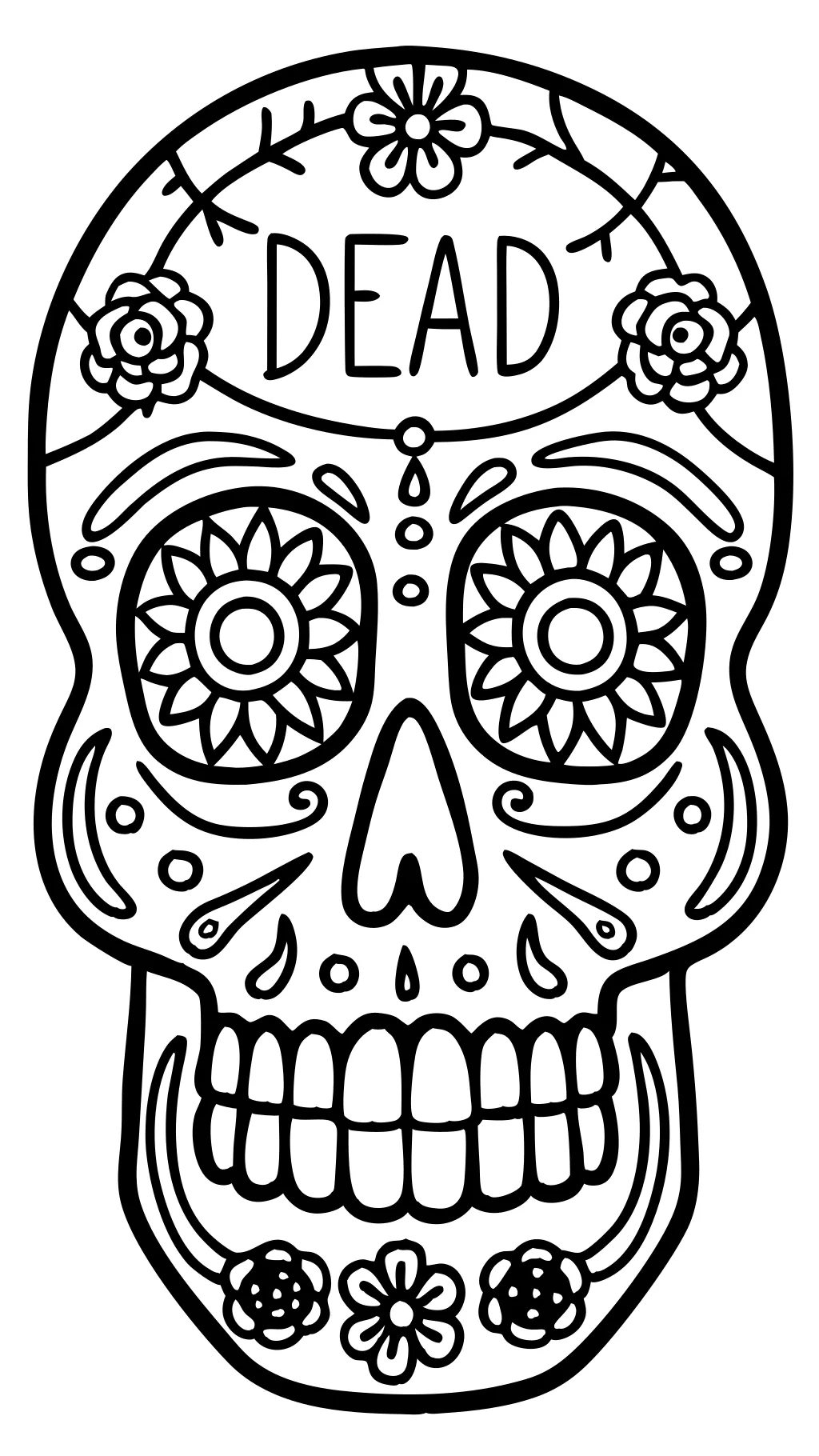 coloriage de doodle de doodle de coloriage de doodle morts